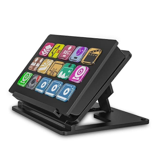 For StreamDeck tastatur LCD-knapp 15-tasters Live innholdsskaping visuell kontrollerknapp tilpasset for Windows/Android/IOS