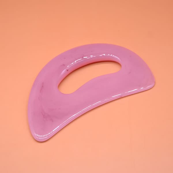 Gua Sha Massageverktyg Lymfedräneringsmassagerare - rosa