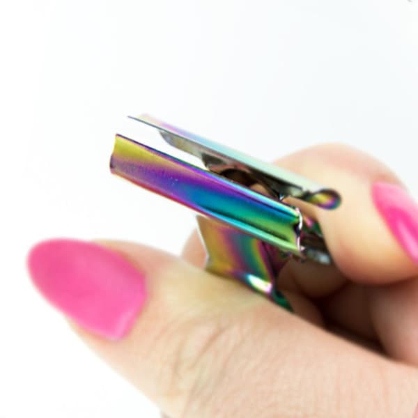 Clip / Clip för nagelformning 2,2 cm silver
