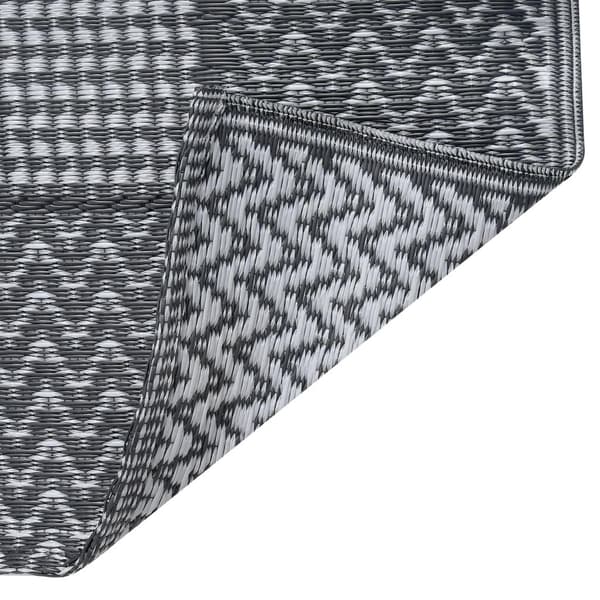 vidaXL Utomhusmatta  190x290 cm PP gray