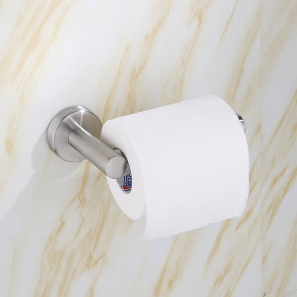 1 kpl Paper Towel Holder Set Musta Ruostumaton Teräs Naula-vapaa Rulla