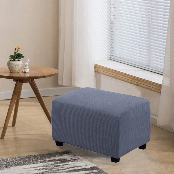 Stretch Ottoman Cover Puff Cover Puff Protector Puff Förvaring