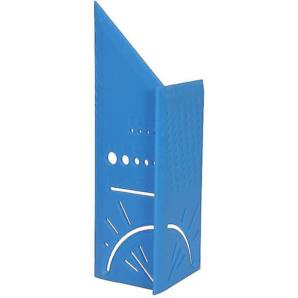3d Regular Square Layout Mitre 45 90 Metrisk Regel - Model: Blå
