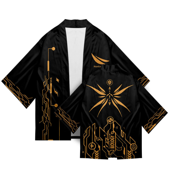 ub- 6 Styles Genshin Impact Xiao Zhong Li Qiqi Cosplay 3D Printing Haori Anime Kimono Cloak Anime Cartoon Clothing 2 M