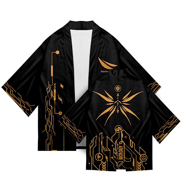 ub- 6 Tyyliä Genshin Impact Xiao Zhong Li Qiqi Cosplay 3D-tulostus Haori Anime Kimono Viitta Anime Sarjakuva Vaatteet 2 M