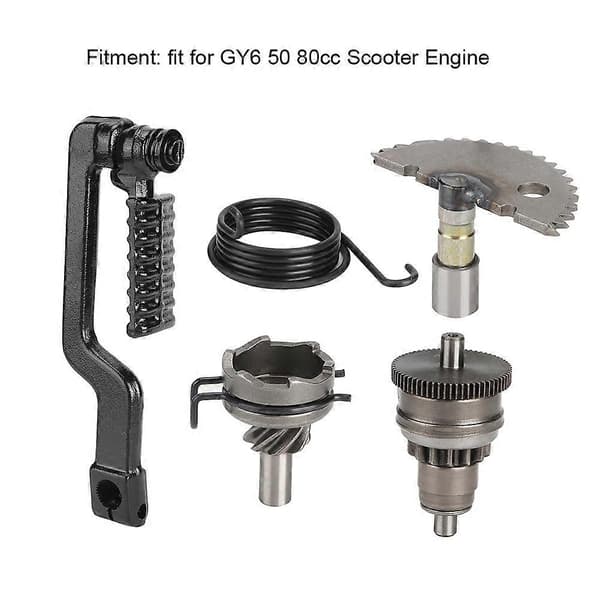 Kick Start Aksel Tomgangsgear Samlesæt Passer til GY6 50 80cc Scooter Motor Reservedele