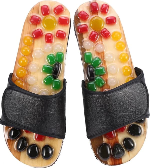 Massagetofflor (39-40) Magnetisk terapi - Fotmassage