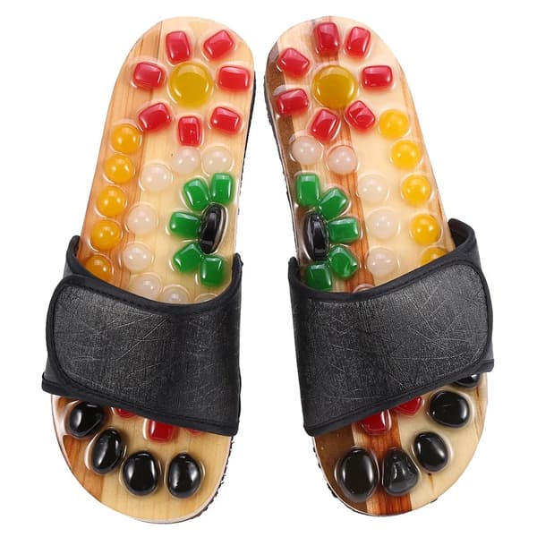 Massagetøfler (39-40) Magnetisk terapi - Fodmassage