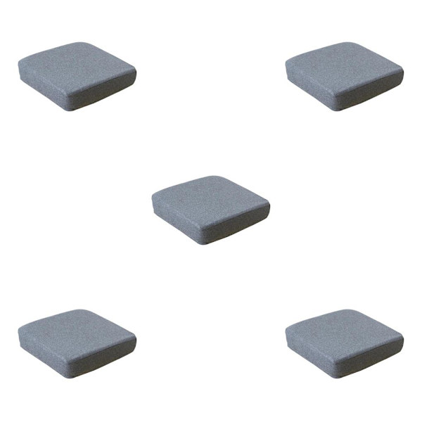 1/2/3/5 Vaskbart Støvtæt Betræk Stilfuldt og praktisk Grey 10cm 5PCS