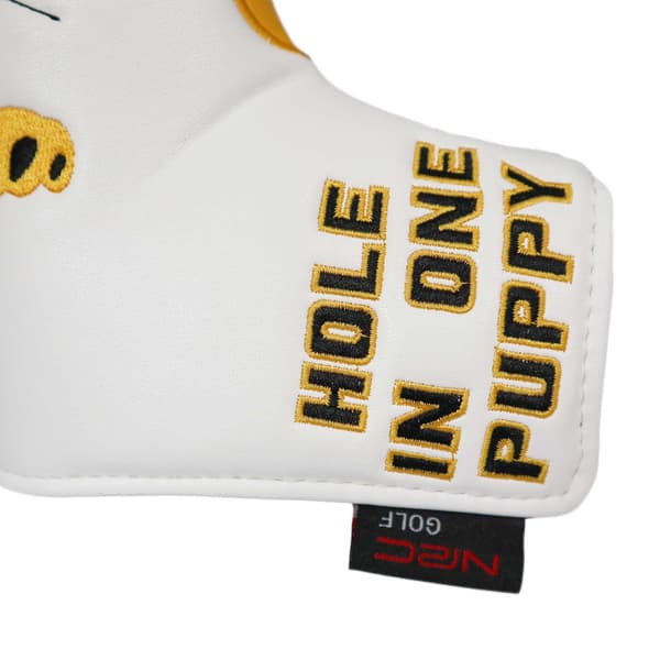 1/2/3 Dog Pattern För Golf Putter Headcover Cover för Yellow 1 Pc