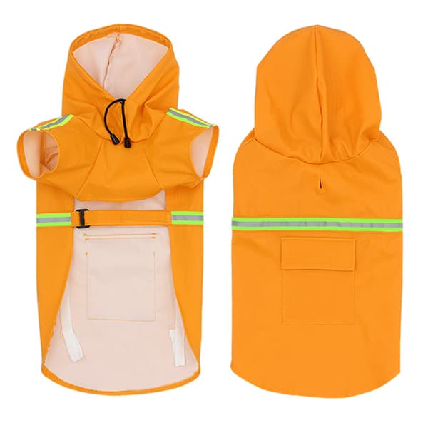 Lätt ponchojacka med luva som andas och justerbar