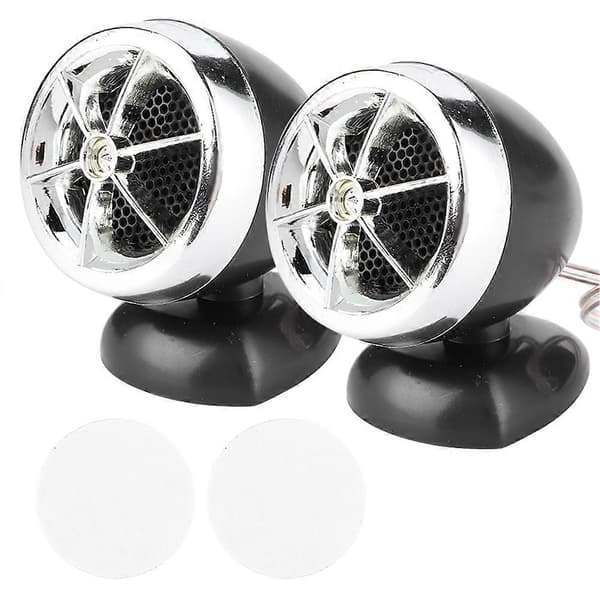 1200W 12V diskanthøyttaler Mini Horn Musikk Dome Høyttaler for Bil Audio SystemSølv