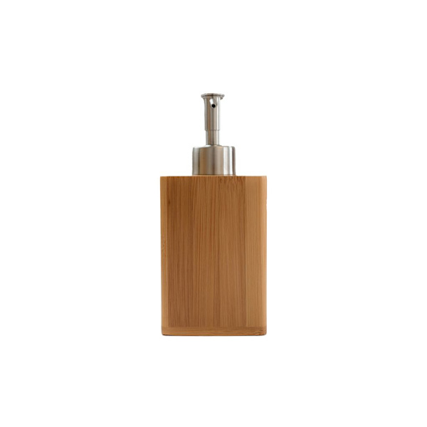 Saippuapumppu Bamboo 200ml Volumetrinen Pumppu Annostelija Täytettävä