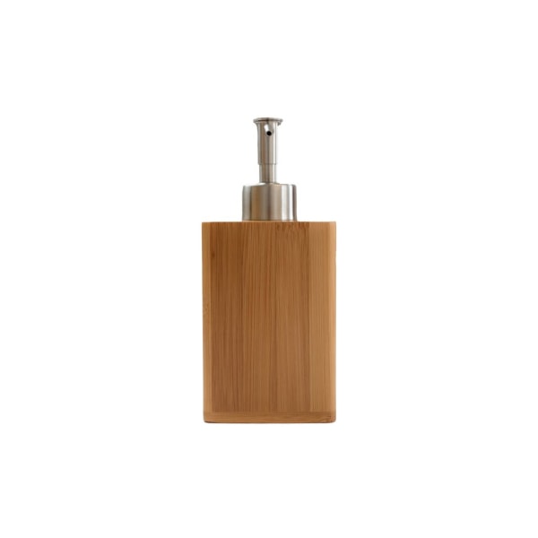 Tvåldispenser Bamboo 200ml Volumetrisk Pump Dispenser Påfyllningsbar