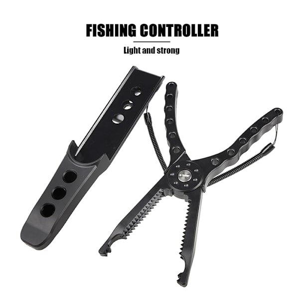 Fiskekontroller Carp Lure Bass Fish Tackle Rep Tool black