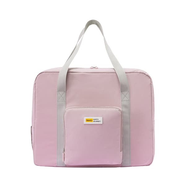 Vikbar resekappsäck Tygväska Handbagage (rosa)