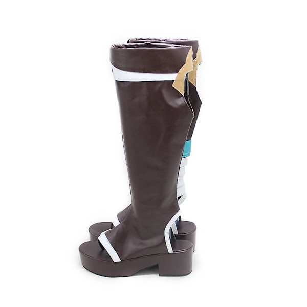 Spill Genshin Impact Gorou Cosplay Sko Høye Støvler Cosplay Gorou Svarte Sko Dame Og Herre Cosplay Halloween Sko Male Shoes 44
