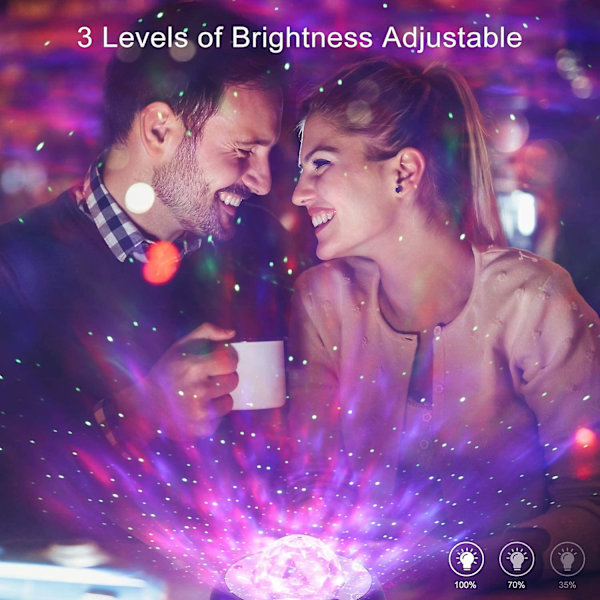 Led Galaxy Star Projector Light - Ocean Wave Night Light