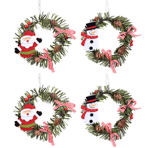 Hengende julekrans til juledekorasjon style 1