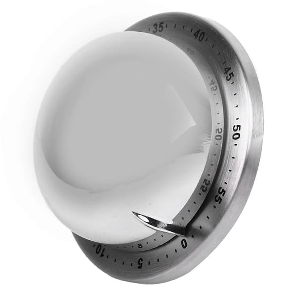 Mekanisk timer magnetisk 60 minutter rustfritt stål base 70dB alarm kjøkkentimer for hjemmelaging klasserom kontor