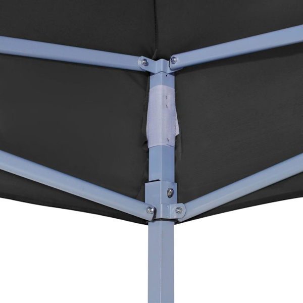 vidaXL Party-teltan katto 3x3 m musta 270 g/m² black