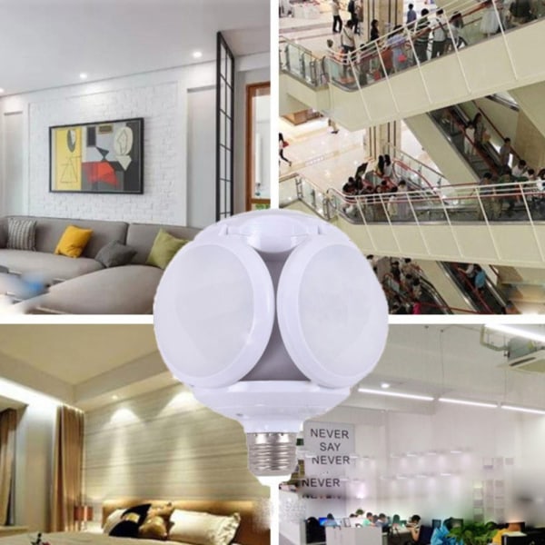 LED-lampa Fotbollslampa Takarmatur 40W