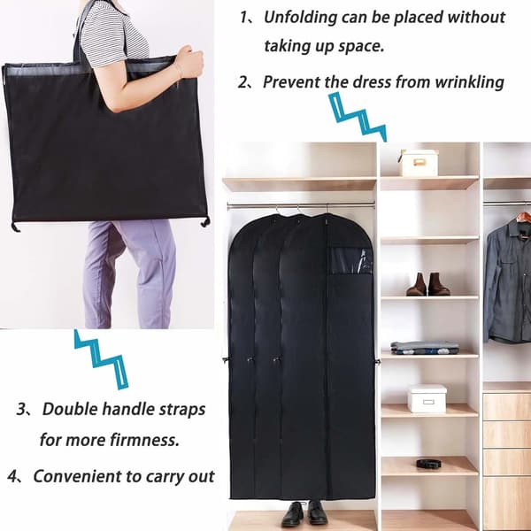 Bryllupskjoledeksel 60x180cm Lang Synlig Vindu Brudepikekjole