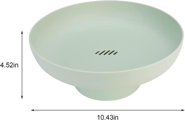Fruktskål Dekorativ multifunktions plastkorg Dessertserveringsbricka för kakor Köksmatbordsdekoration NO:6 size