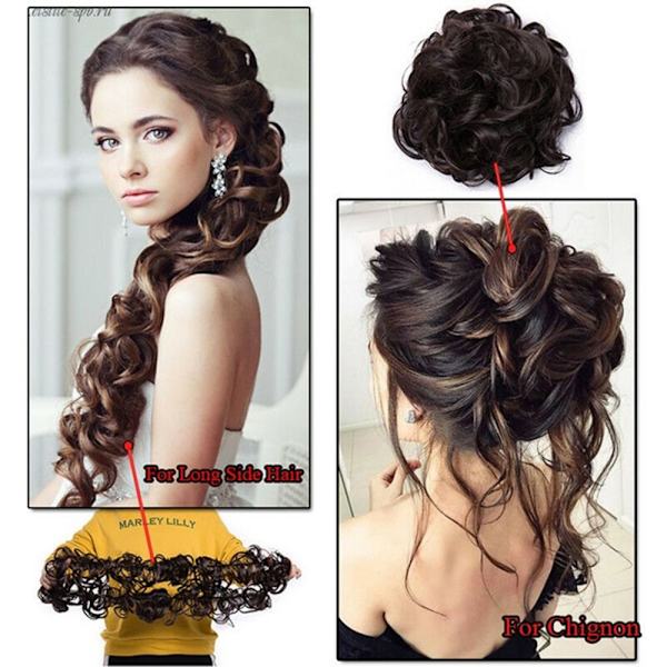 80G Hårbulle Updo Chignon ASH&BLOND