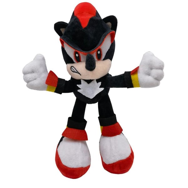 Soft Sonic Plyschleksaker Knuckiles Shadow Tails Sonic Doll Xmas Ki Black 27cm