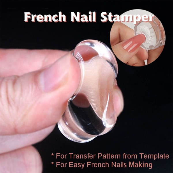 Silikon Nail Stammper Kit Nail Stamping Mall 05