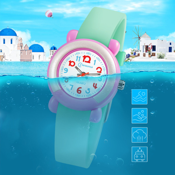 Kids Watch Elektronisk Vanntett Klokke-svart