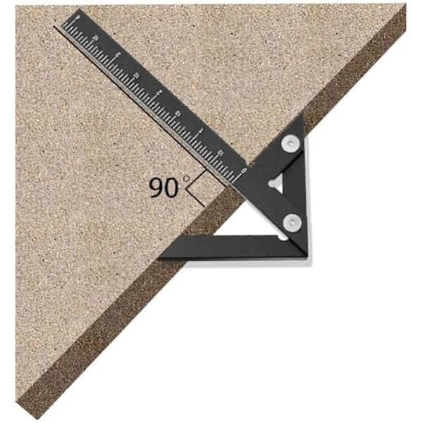 Imperial Circle Center Positionering, 45/90 Graders Positioneringslineal, Retvinklet Positionering, Positionering