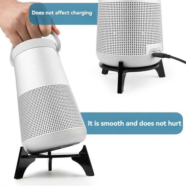 Bordstativ til SoundLink Revolve+ bærbar Bluetooth-højttaler, Akryl bordhøjttalerstativ Skrivebordsudstillingsstativ, A