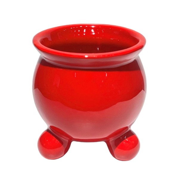 Kruka Kula röd keramik 9 cm red