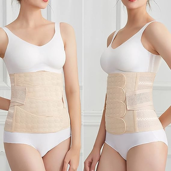 Postpartum bälte Justerbart postpartum bukbälte Postpartum M