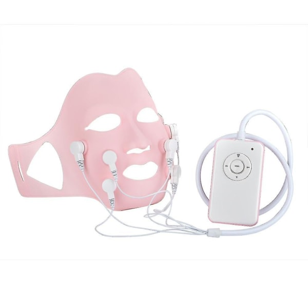 Rødt LED-lys Fototerapi Gel Maske Ansiktsmassasjeapparat Med Kontroller Akupunkt Bruk skjønnhetsapparater
