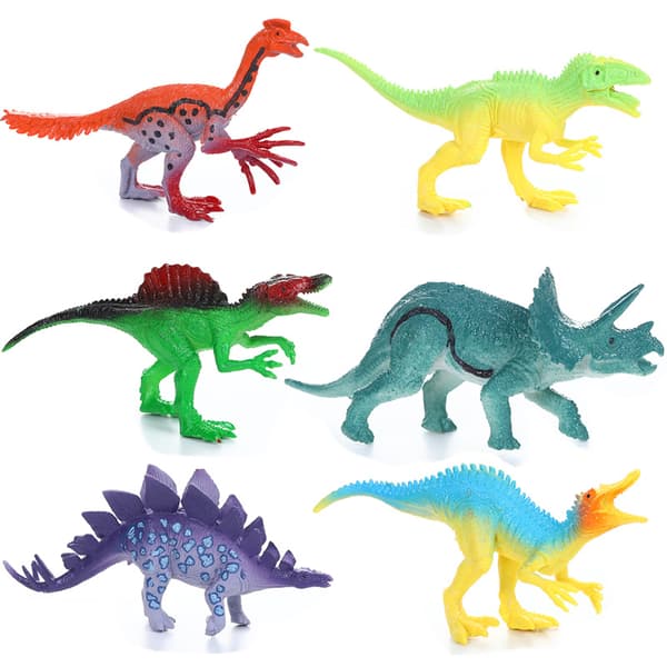 Dinosaurus kylpylelut, 6 kpl, vauvan/lapsen lahjaidea