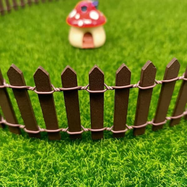 Set med 3 Miniatyr Trädgårdsgårdar, Flexibla Miniatyr Trädgårdsgårdar