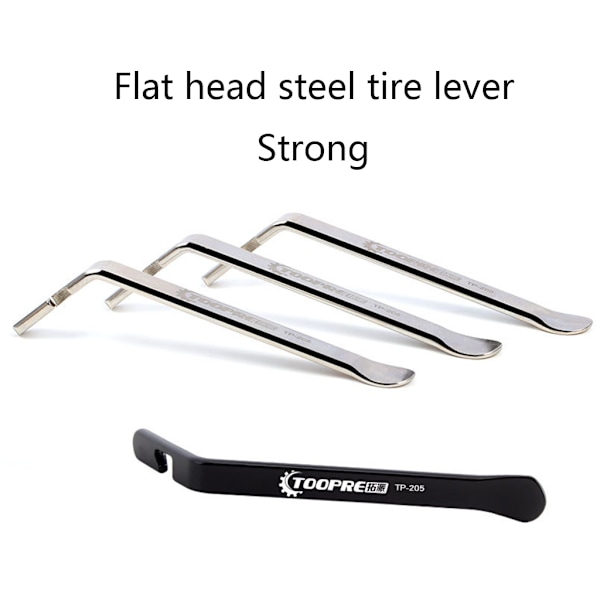 Bike Tire Spak MTB Cykeldæk Ske Fjernelse Stål Cykelhjul Reparationsværktøj Silver