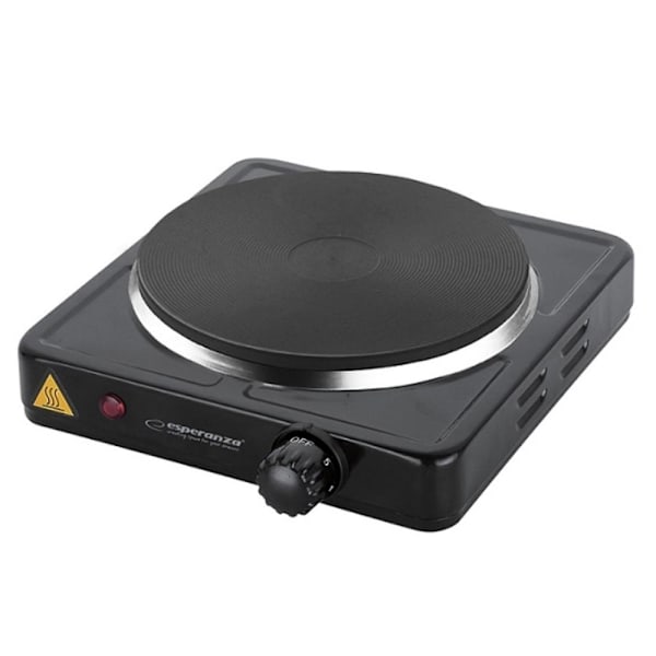 Esperanza - Keittolevy 5 lämpötilatasolla - 1500W black