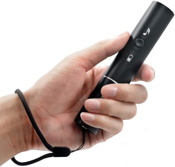 Mini elektronisk domarvisselpipa med handledsrem, USB laddning