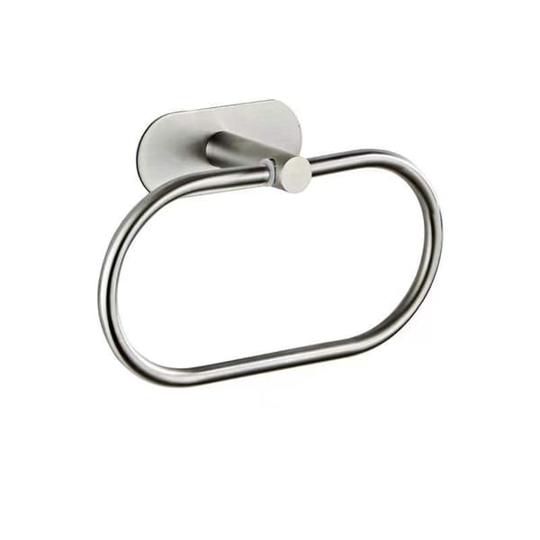 Slagfri Håndkleholder (Sølv), Rund Håndkletang, Moderne Stil