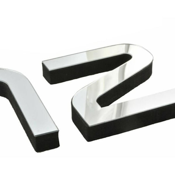 Veggklokke - Bygg Selv silver