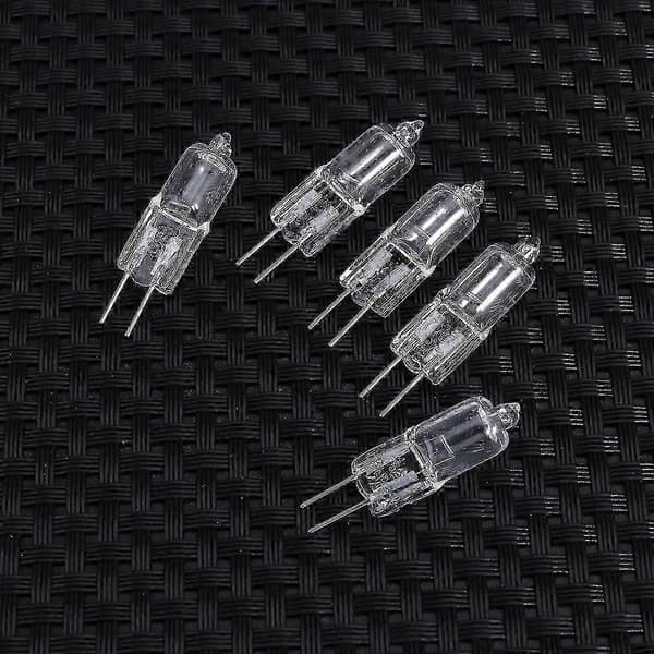 5 stk. 10W 12V 2900K G4 Base Bi-Pin Krystallampe Halogenpærer til Skabsbelysning Spotlight