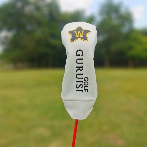 Golf Woods Headcovers Golf Club Head Covers WHITE 1 1 White 1-1