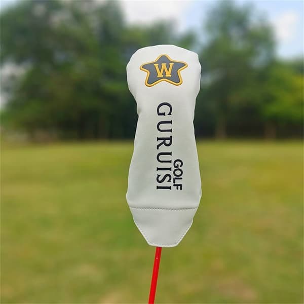 Golf Woods Headcovers Golf Club Head Covers WHITE 3 3 White 3-3