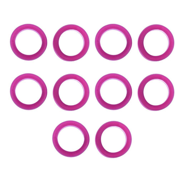 1/2/3/5 10x Barber Frisør Saks Fingerring Purple 10 pcs 1 Pc