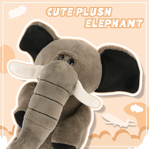 Plys elefant krammedyr gave