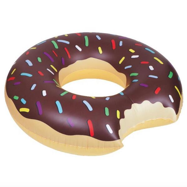 Donut / Chokladmunk Badring - Badmadrass - brown